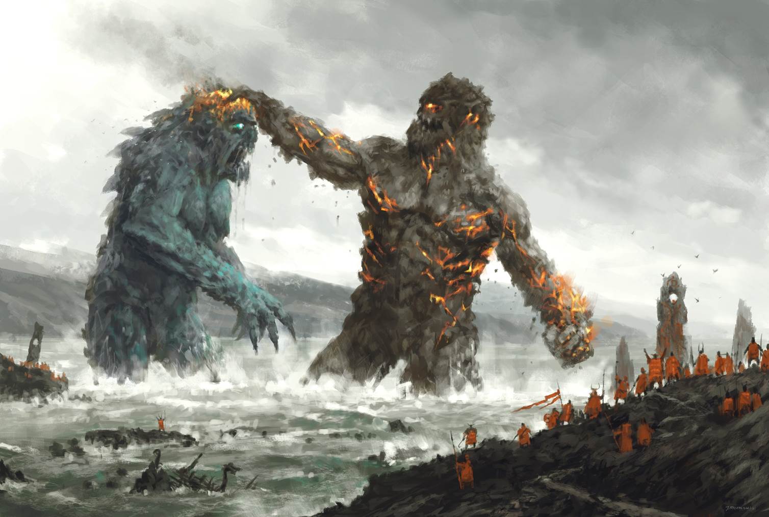 the-ancients-giants-fighting