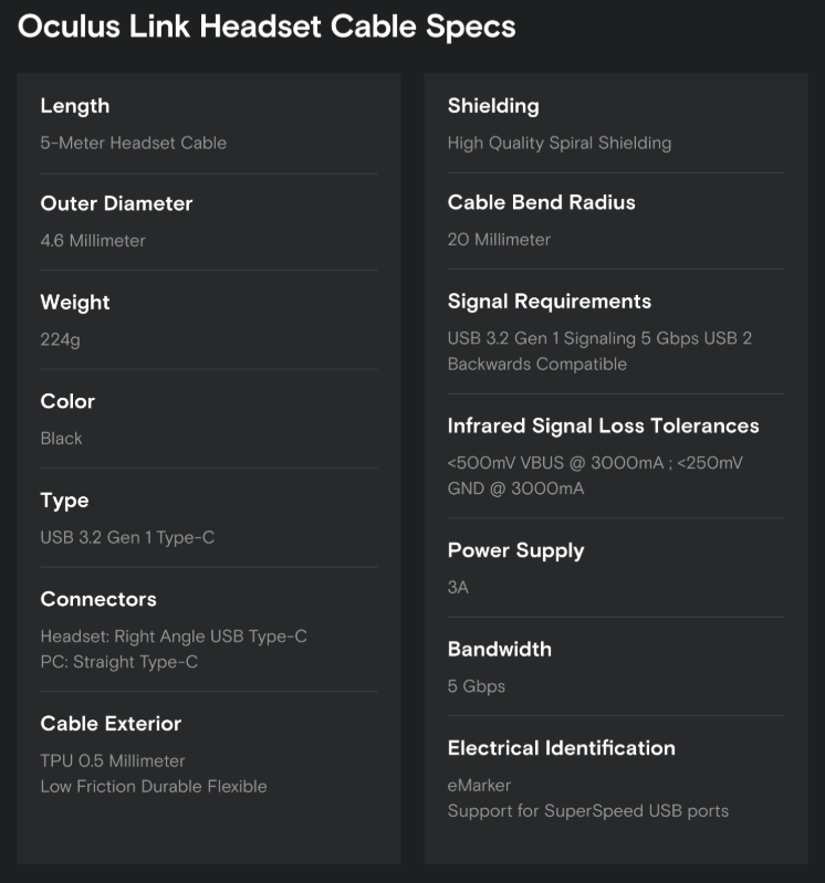 Oculus-Link-Cable-Specs